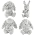 Plush Toys Set 36 -Rabbit - Thumbnail 6