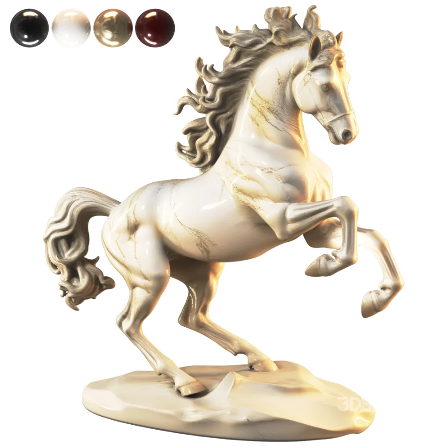 Decorative Horse Statue Image 5