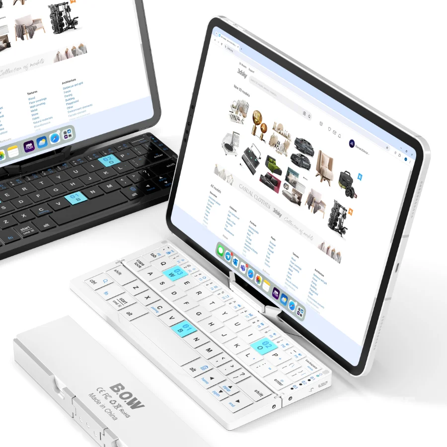 Bluetooth Keyboard Foldable iPad Pro Image 8