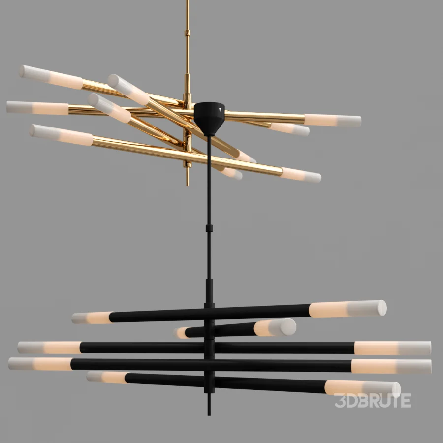 Rousseau Articulating LED Chandelier Image 3