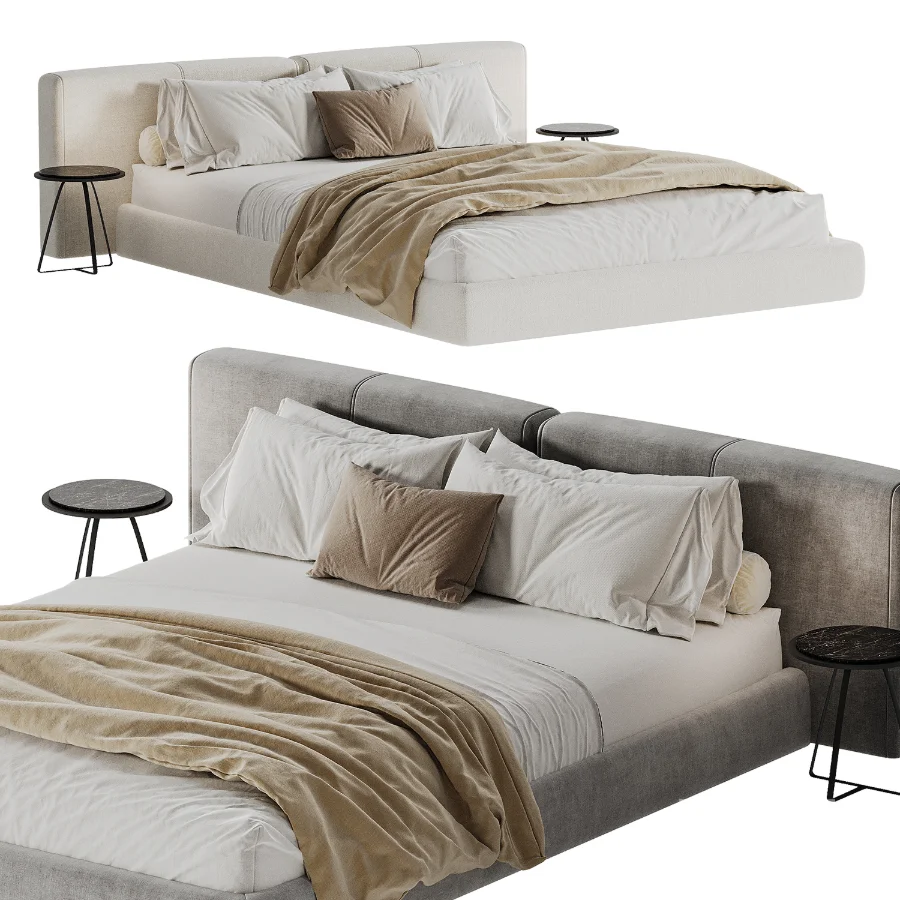 Lazy Bed with Horizontal Modern Image 3