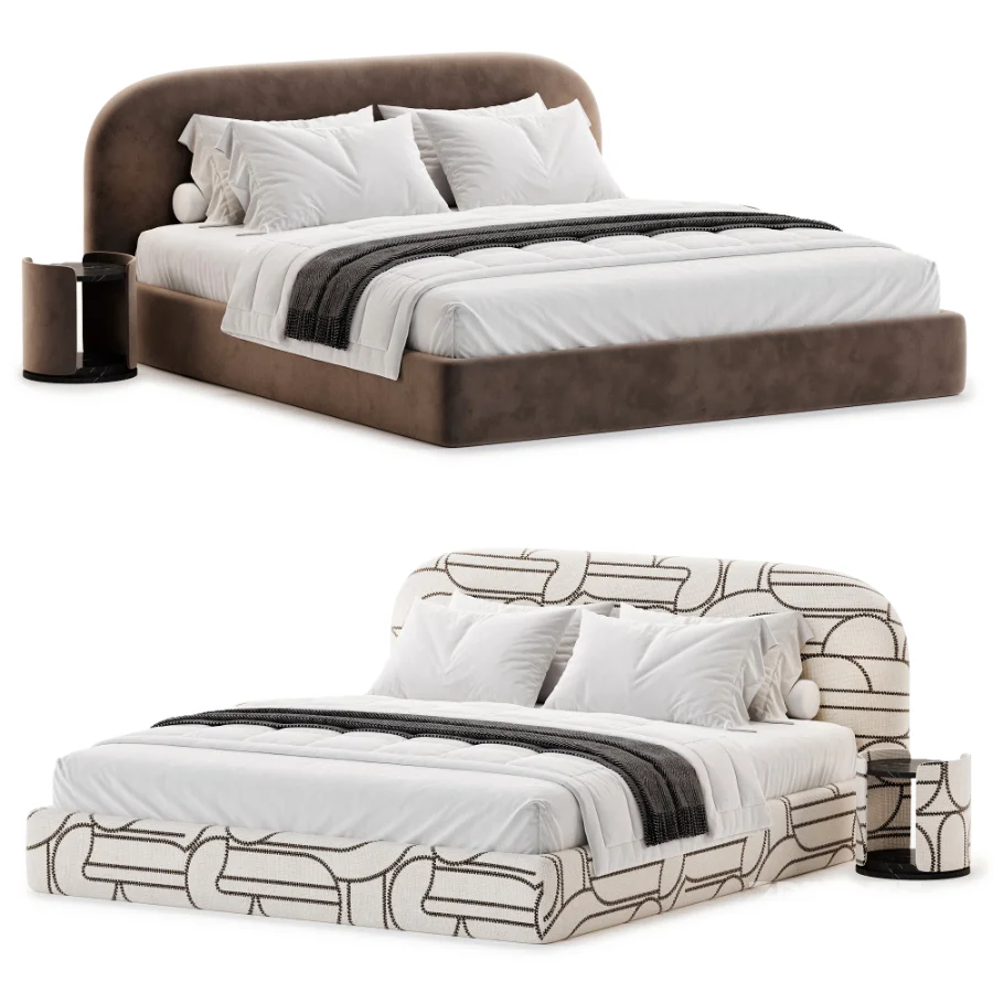 Modern Double Bed 07 Image 2