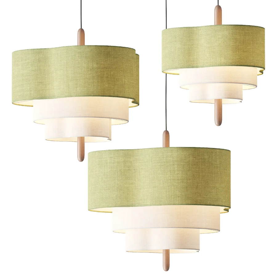 Ophel Fabric Pendant Lamp Image 5