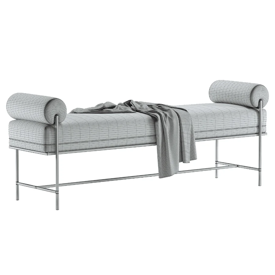 Bolster White Bench Image 6