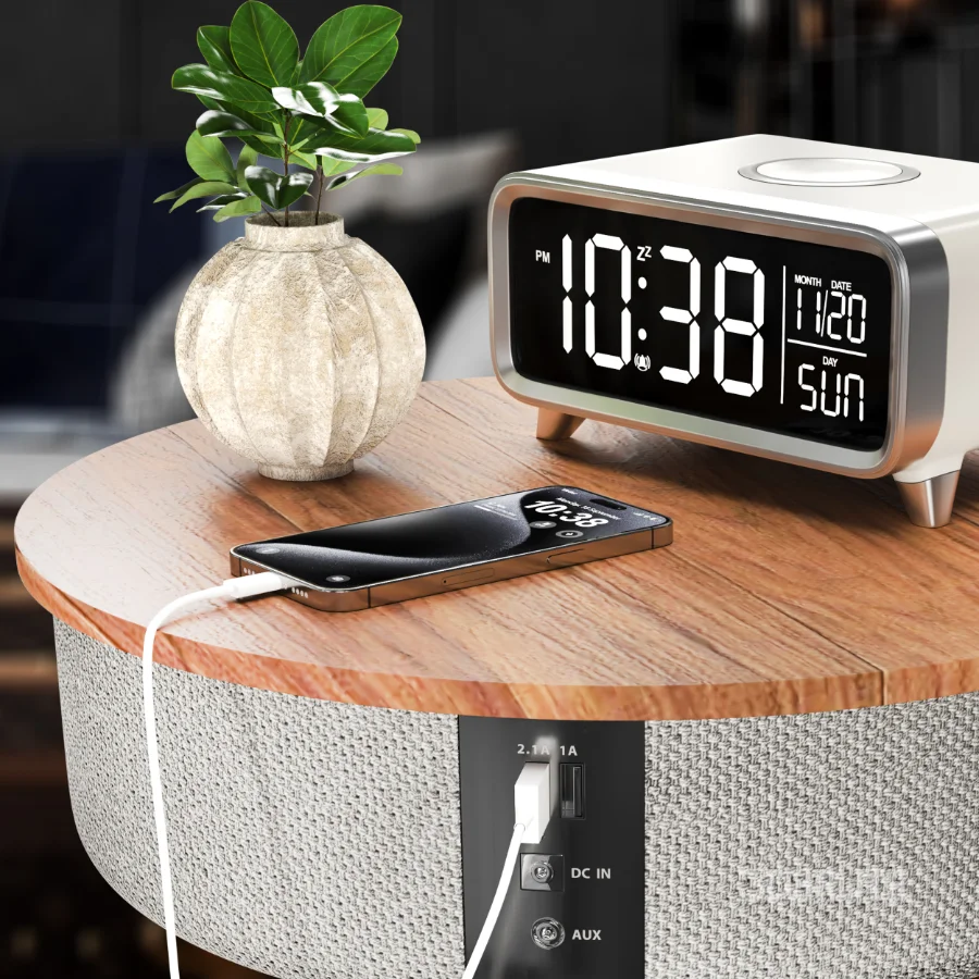Wooden Smart Side Table Image 3
