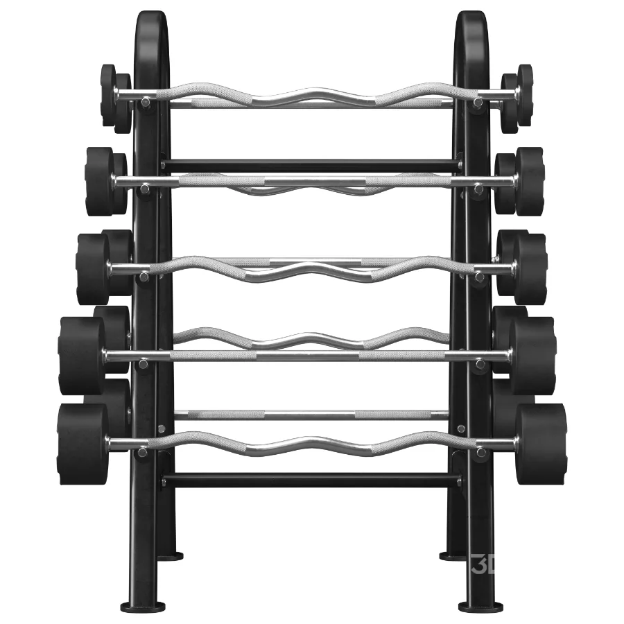Fixed_Barbell_Rack Image 2