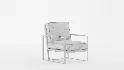 GainesTopGrainLeatherArmchair - Thumbnail 8