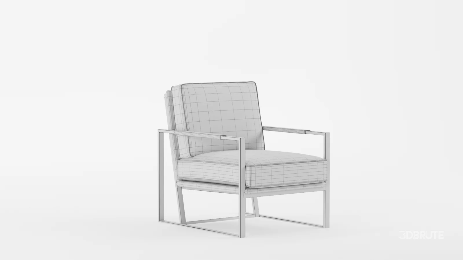 GainesTopGrainLeatherArmchair Image 8