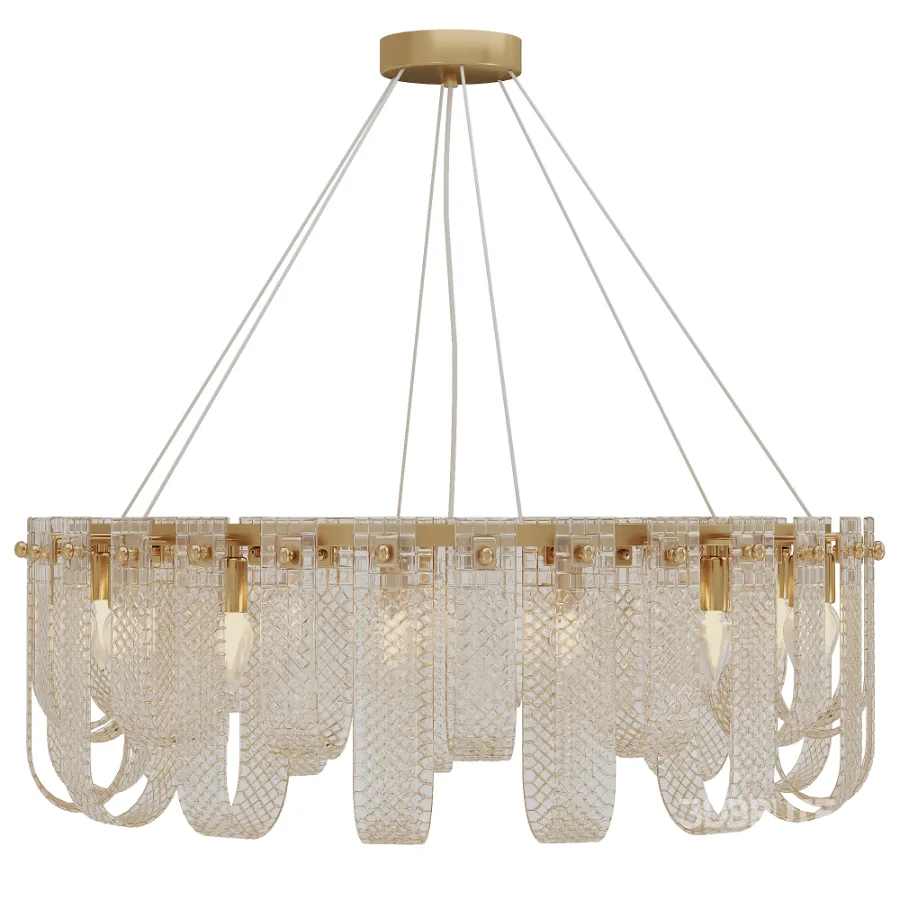 Round Sovina Chandelier Light Image 2