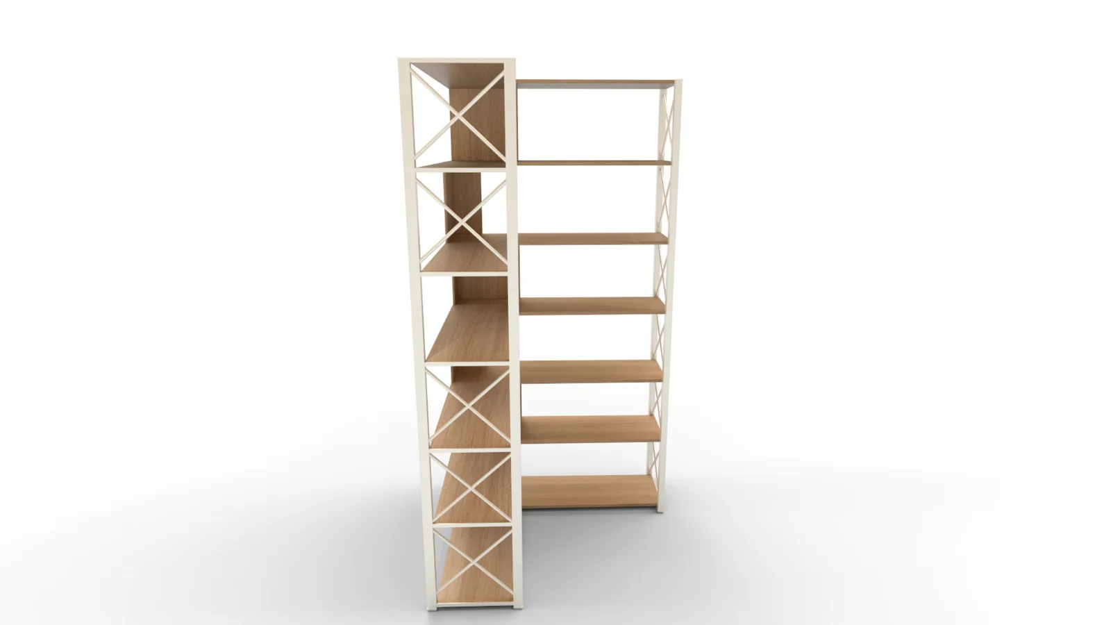 StoriesL Shaped Corner Storage Cabinet Image 9
