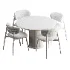 Ferrara Round Extendable Dining Chair and Table - Thumbnail 3