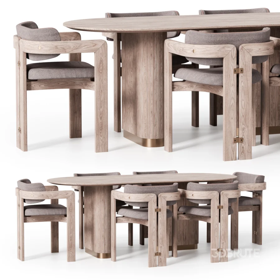 DINING CHAIR AND TABLE Image 4