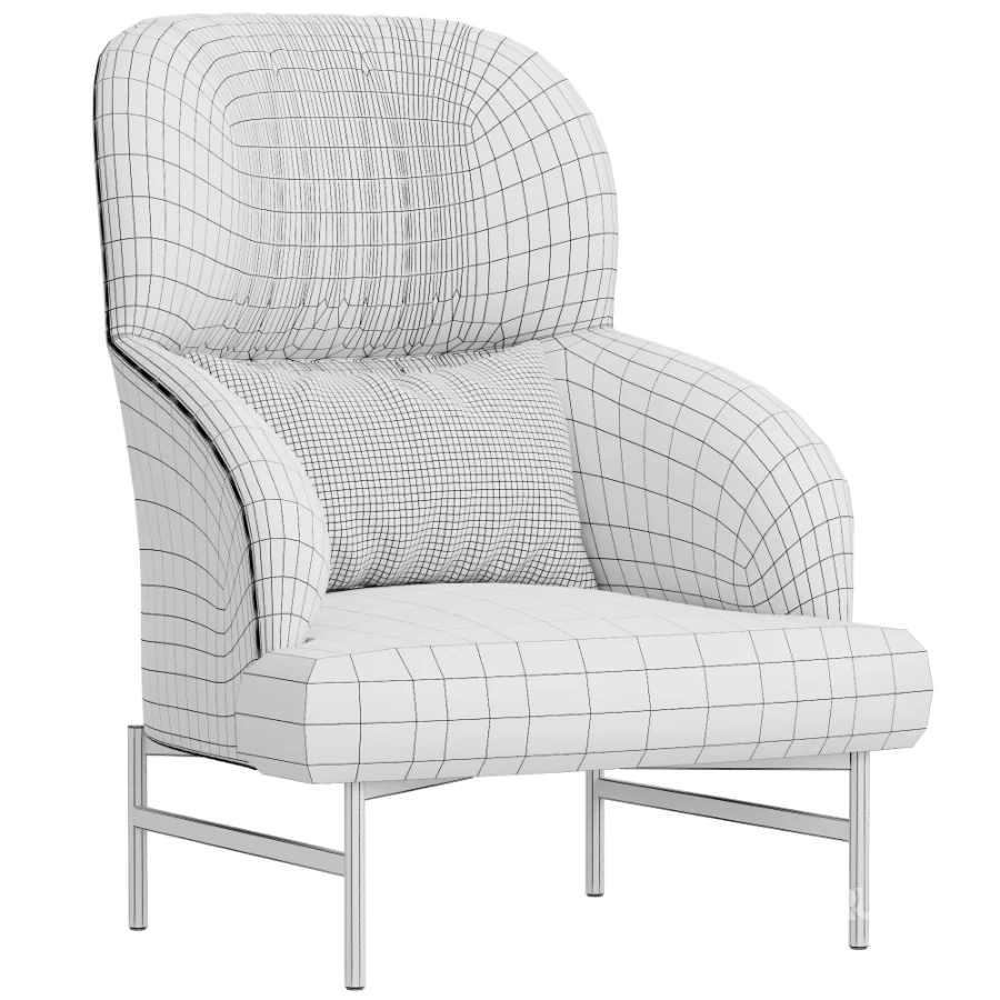 KAMAL_METAL_armchair Image 1