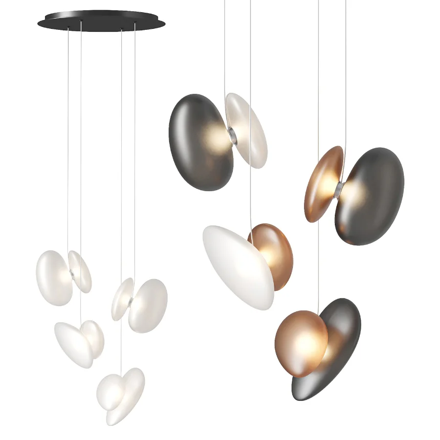 Pebble Linear 02 Chandelier Image 3