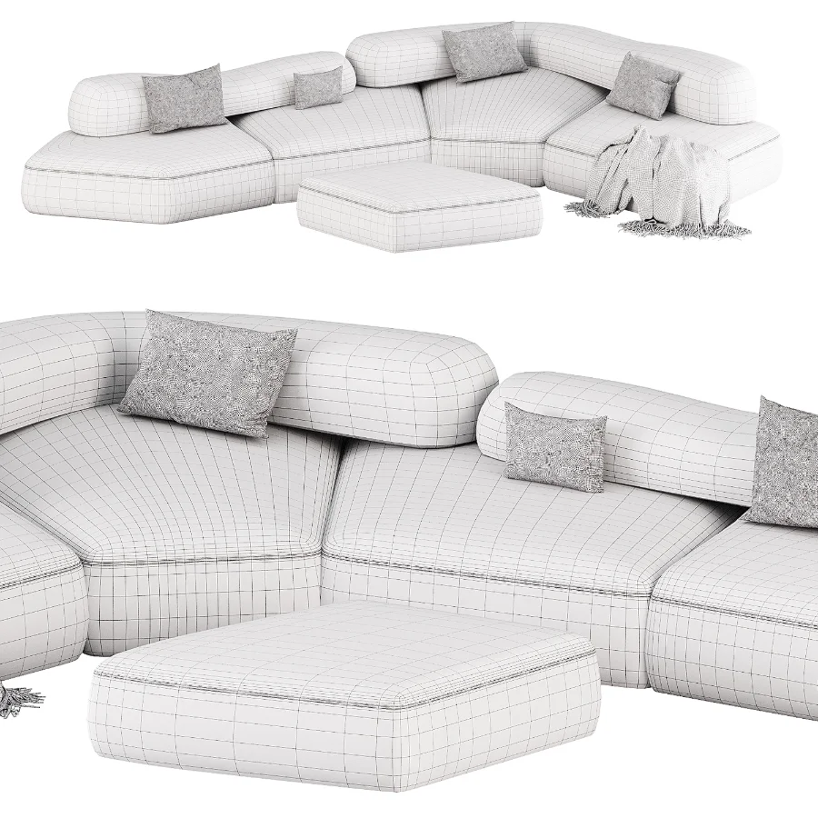Edra On The Rocks Sectional Sofa Image 5