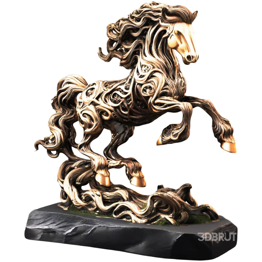 Decorative Horse Statue for Interior Image 2