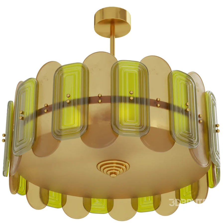Murano Glass Chandelier Image 1