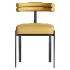 Industrial Velvet Dining Room Chair - Thumbnail 4