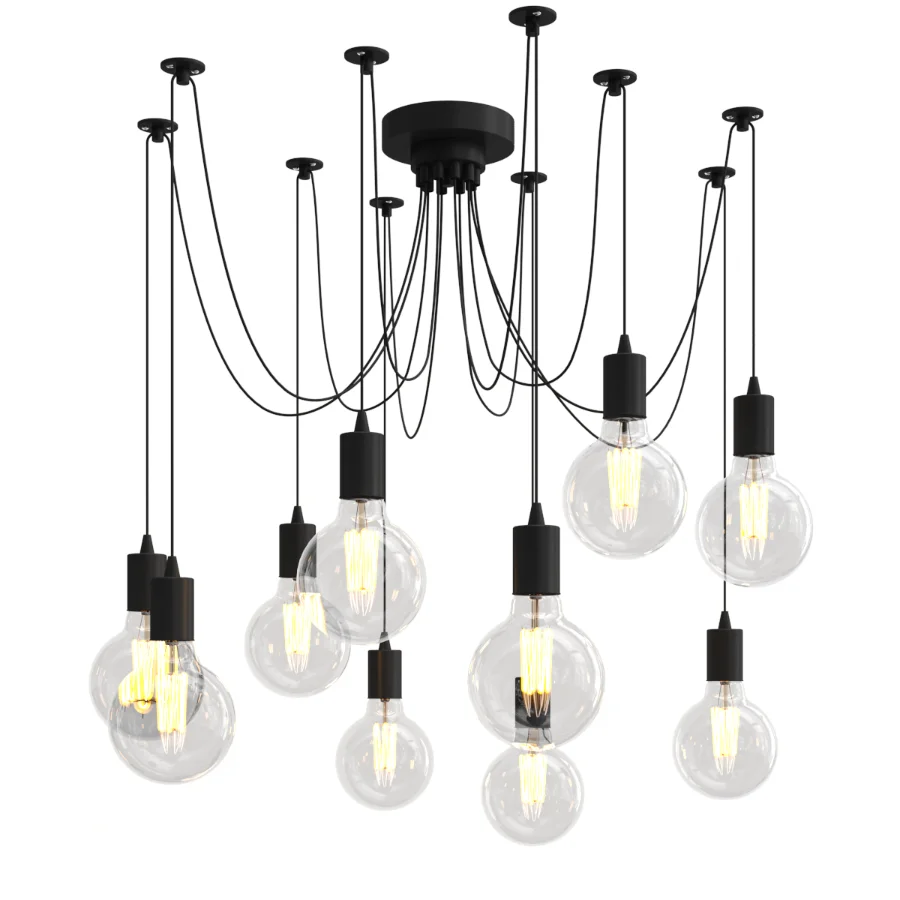 10 LIGHT CABLE PENDANT LAMP Image 2
