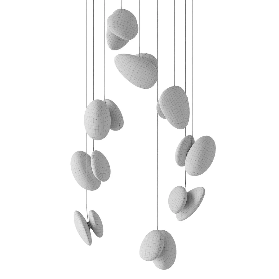 Pebble Linear 07 Chandelier Image 3