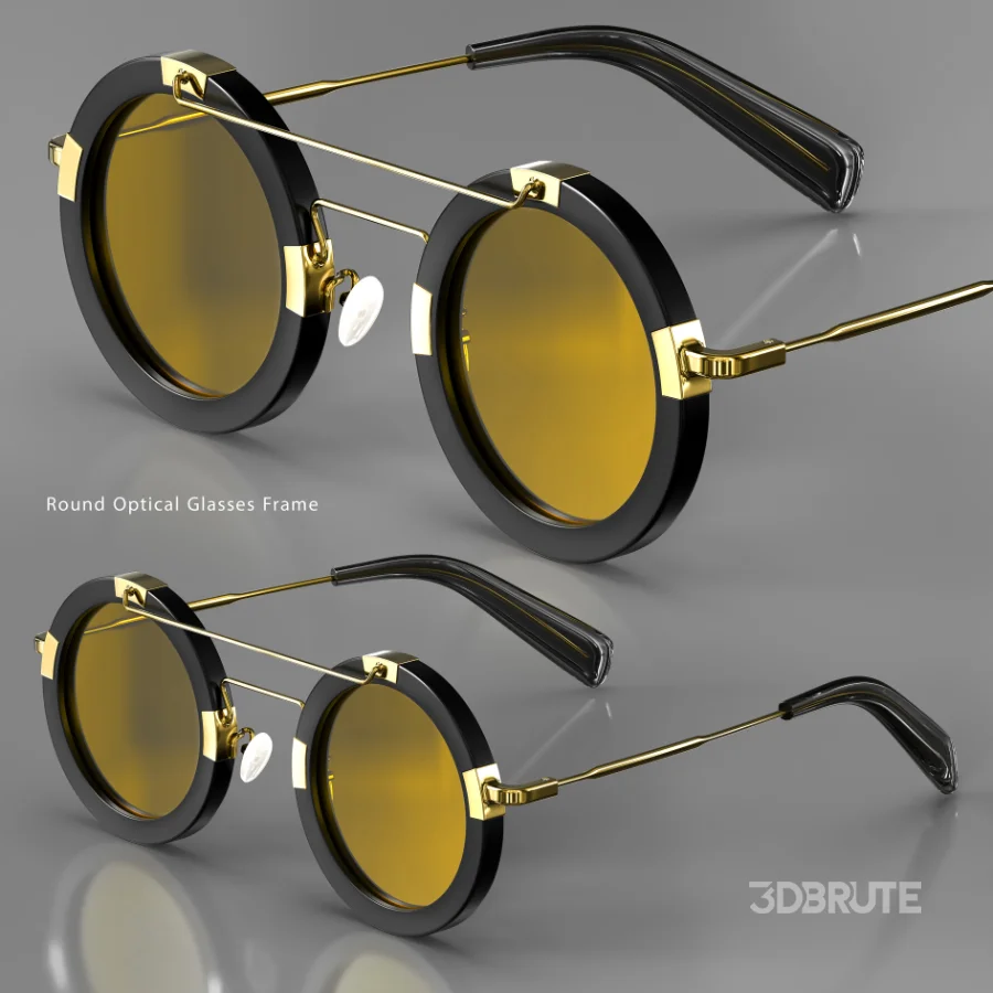 Round Optical Glasses Frame Image 3