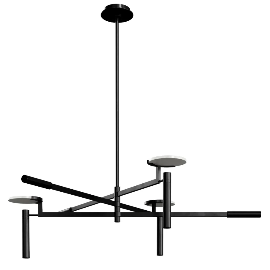 Melange Large Floating Disc Chandelier by Visual Comfort Image 6