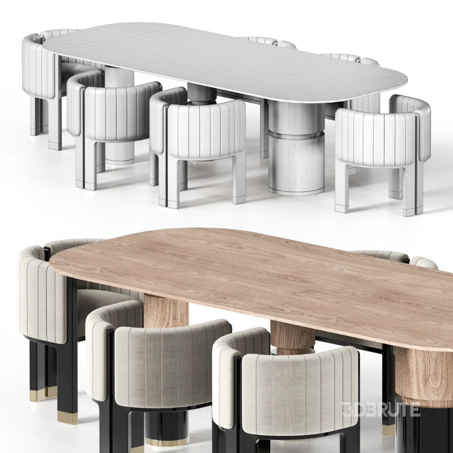 CRAWFORD DINING CHAIR and TABLE Image 5