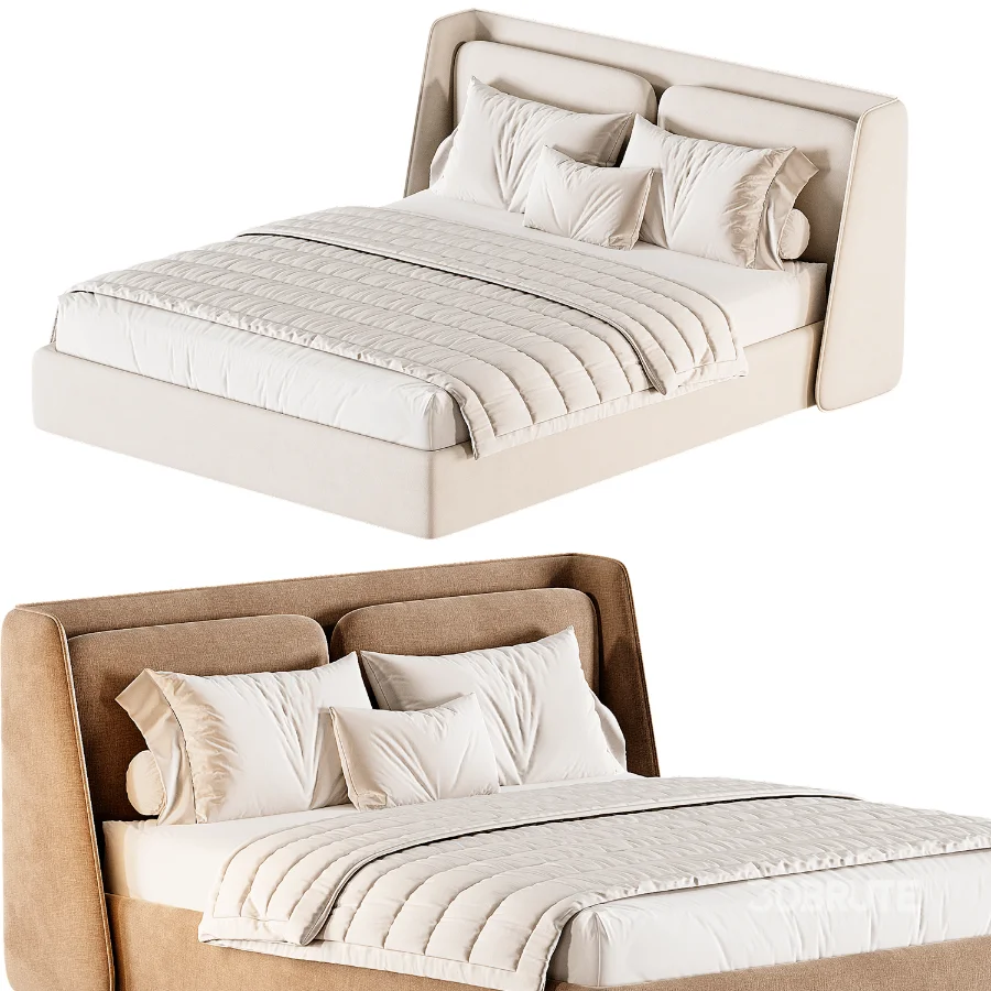 Shell Double Bed by Luzaro Image 1