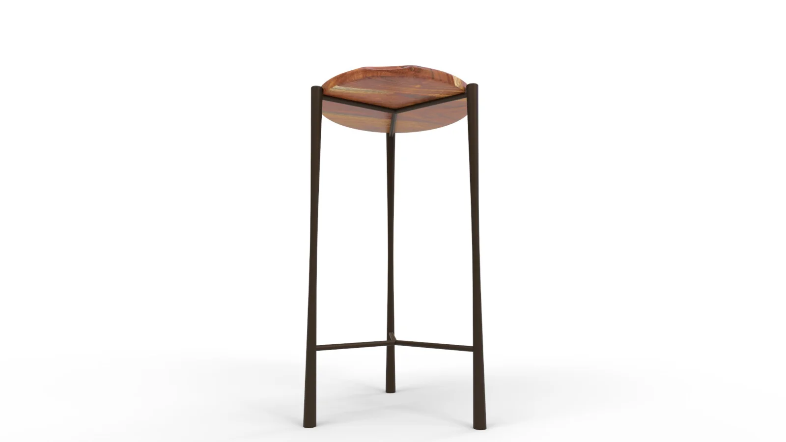 Brisbane Industrial Chic Accent Table Image 1