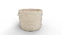 Braided Fabric Basket - Thumbnail 8