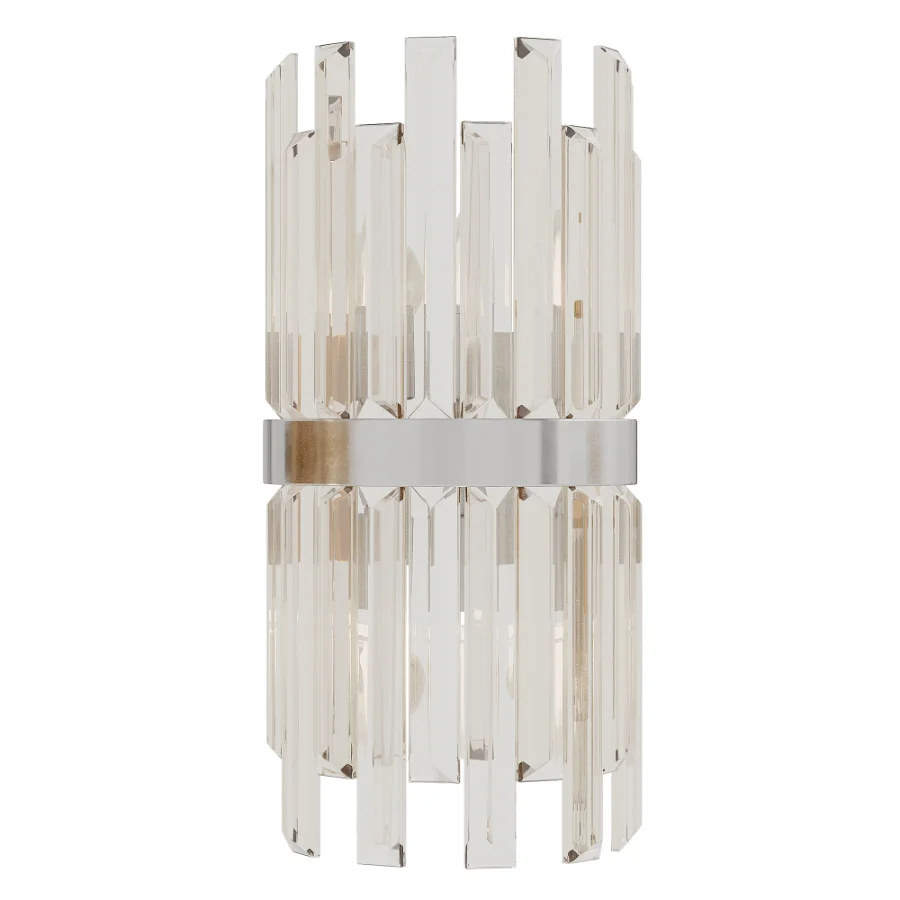 Gold Crystal Vanity Wall Light Image 5