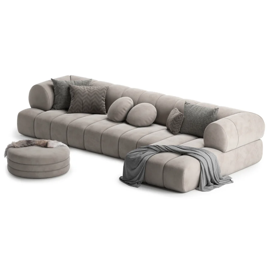 Boucle Sofa Image 2