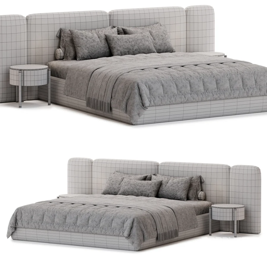 Modern Double Bed 06 Image 4