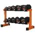 Mirafit_Rubber_Dumbbells_With_Rack - Thumbnail 6