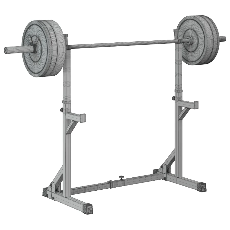 Mirafit_M120_Adjustable_Squat_Rack Image 9