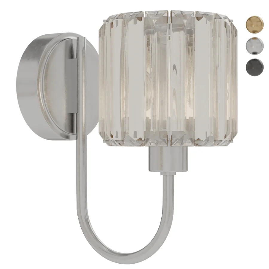 Berenice Nickel Wall Light Image 2