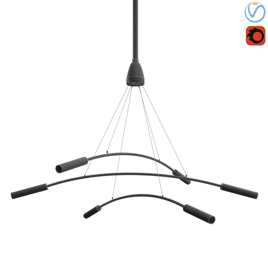 Contemporary Modern LED Chandelier Image 2