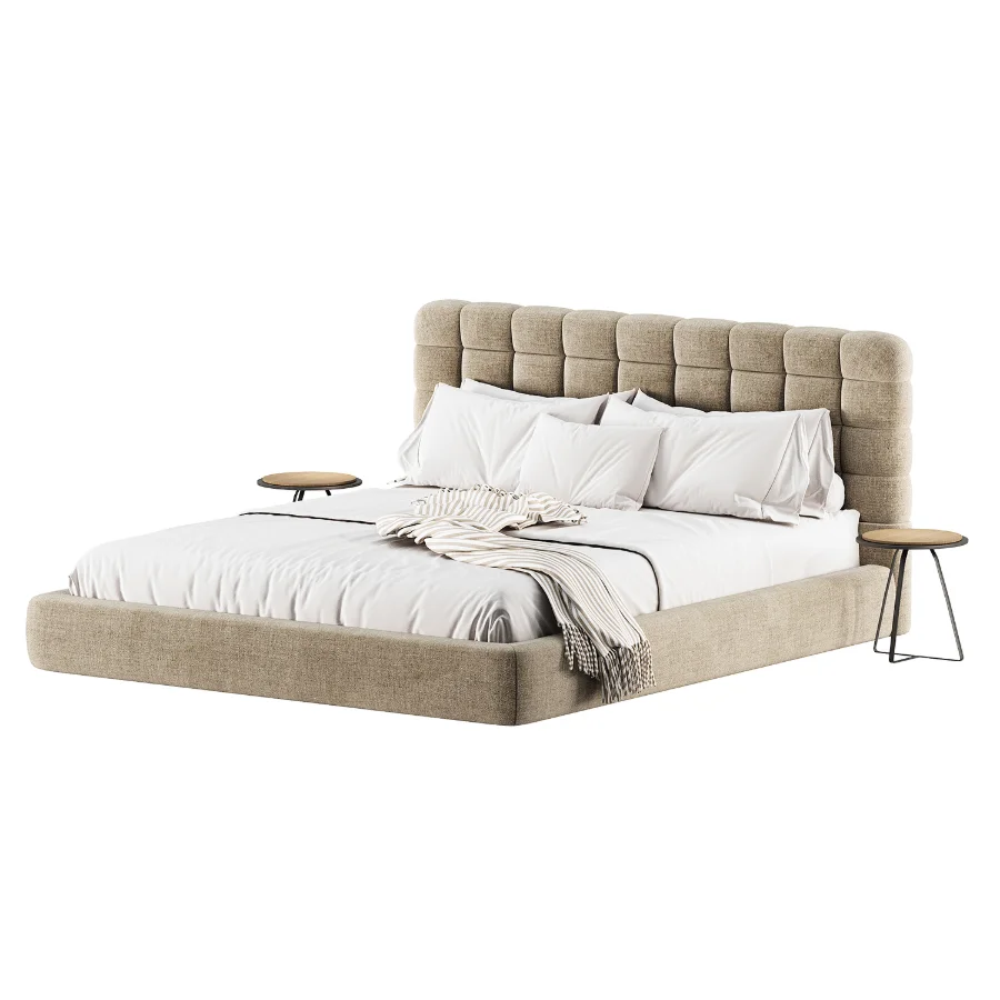 Lunara Boucle Bed Image 2