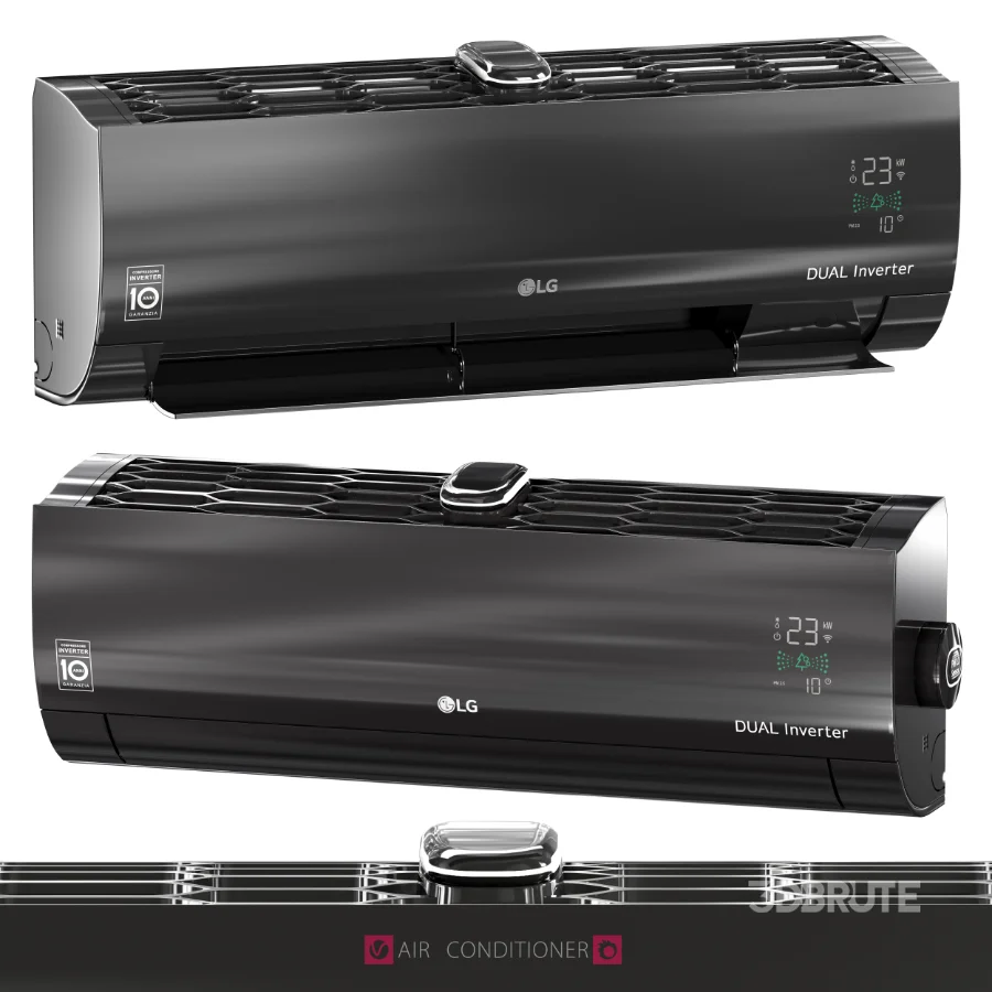 Air Conditioner Black Image 3