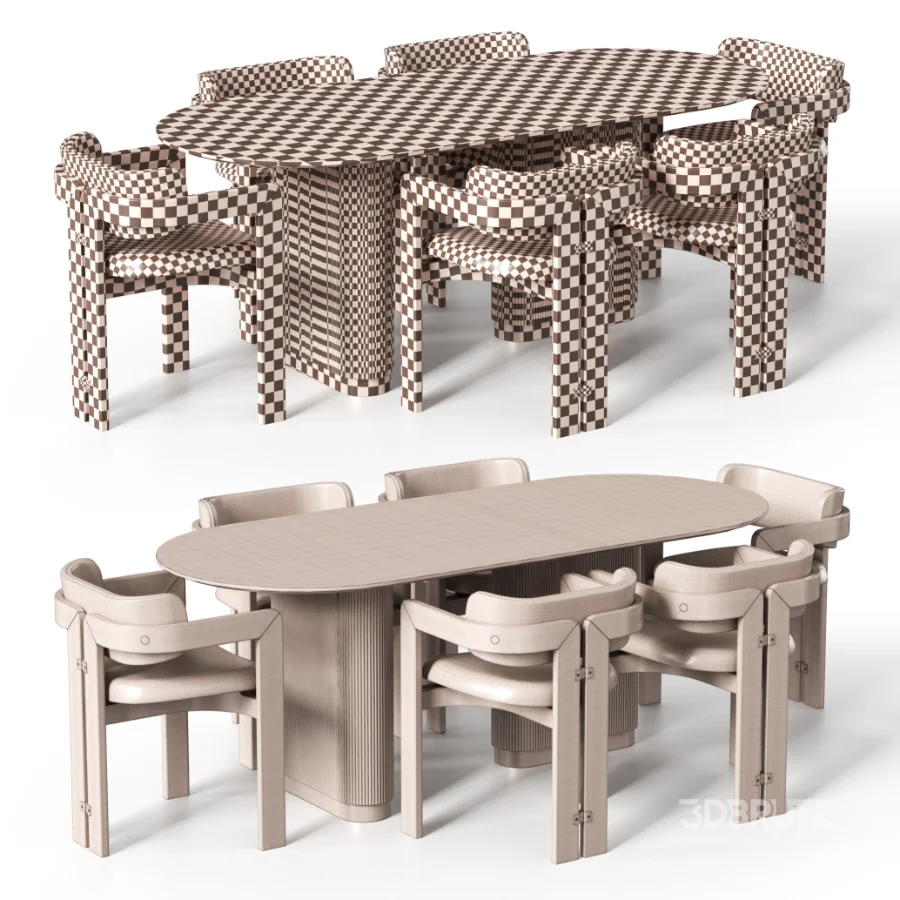 DINING CHAIR AND TABLE Image 7
