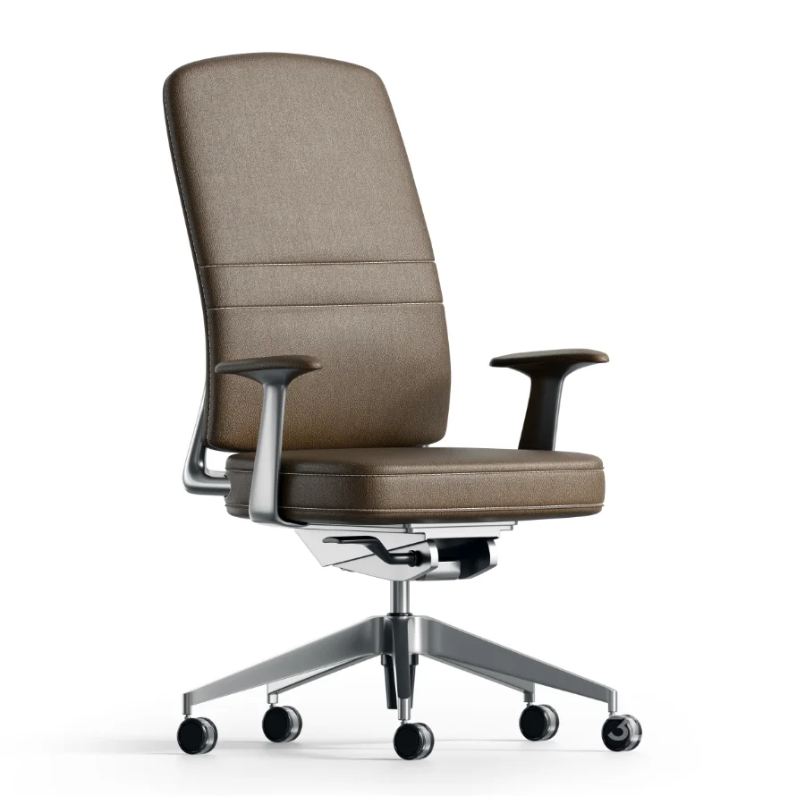 LEATHER-COVERED COMPUTER CHAIR Image 2