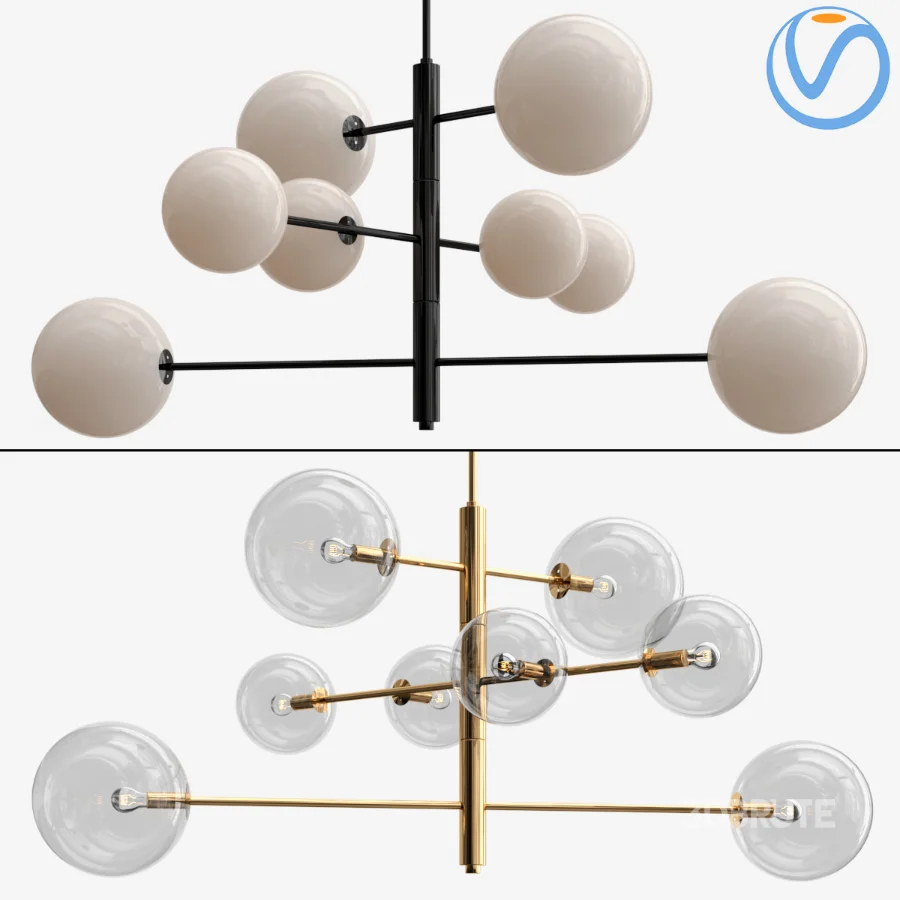 Pellet Chandelier Image 2