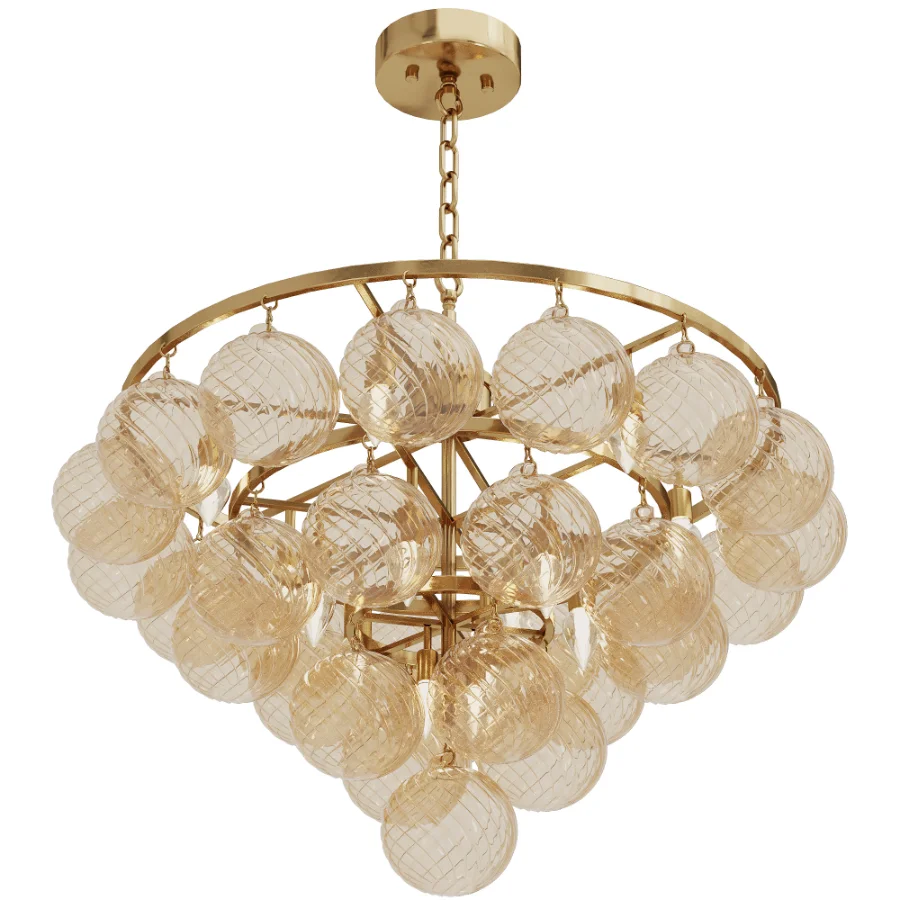 Yader Tiered Bubble Chandelier Image 1