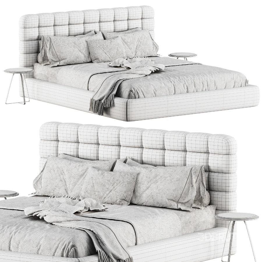 Lunara Boucle Bed Image 5