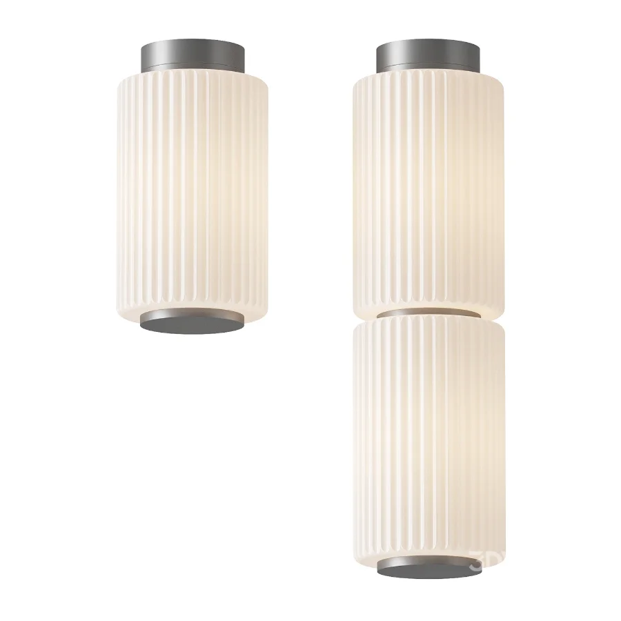 Column Ivory Ceiling Lamp Image 2