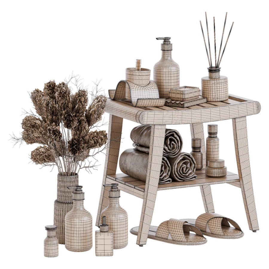 Decorative Bathroom Set 05 Image 6