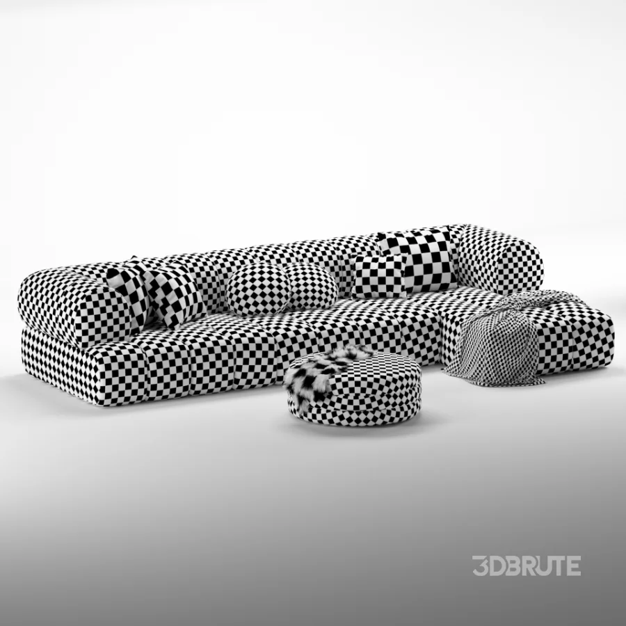 Boucle Sofa Image 5