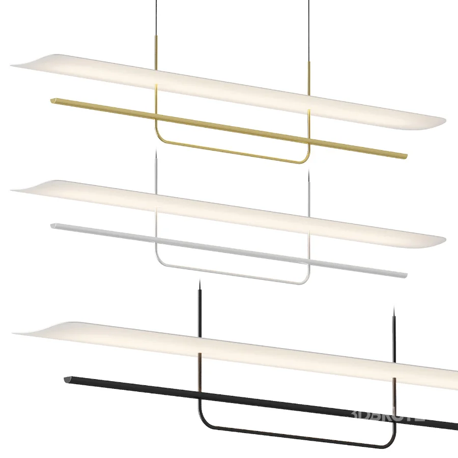 Reflector Linear Pendant Lamp Image 5
