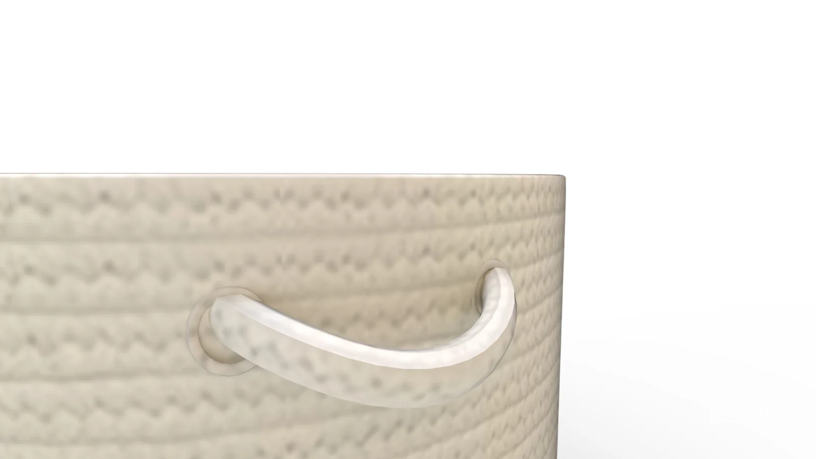 Braided Fabric Basket Image 6