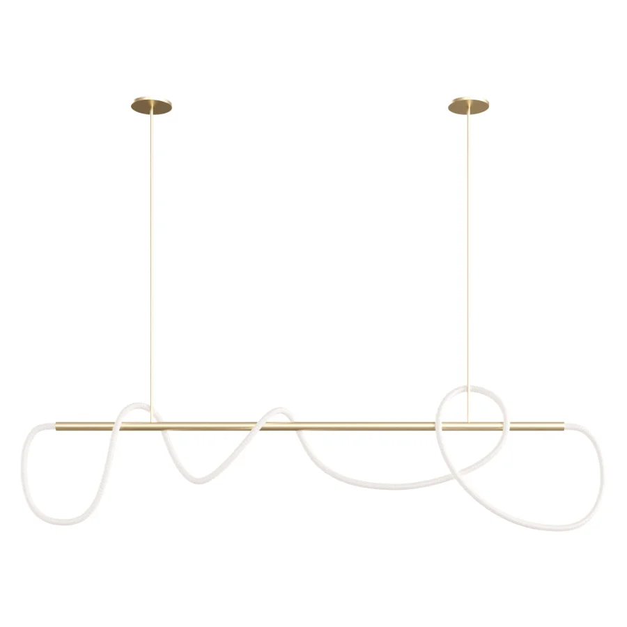 Festif Linear Pendant Lamp by Dbianco vol 3 Image 9